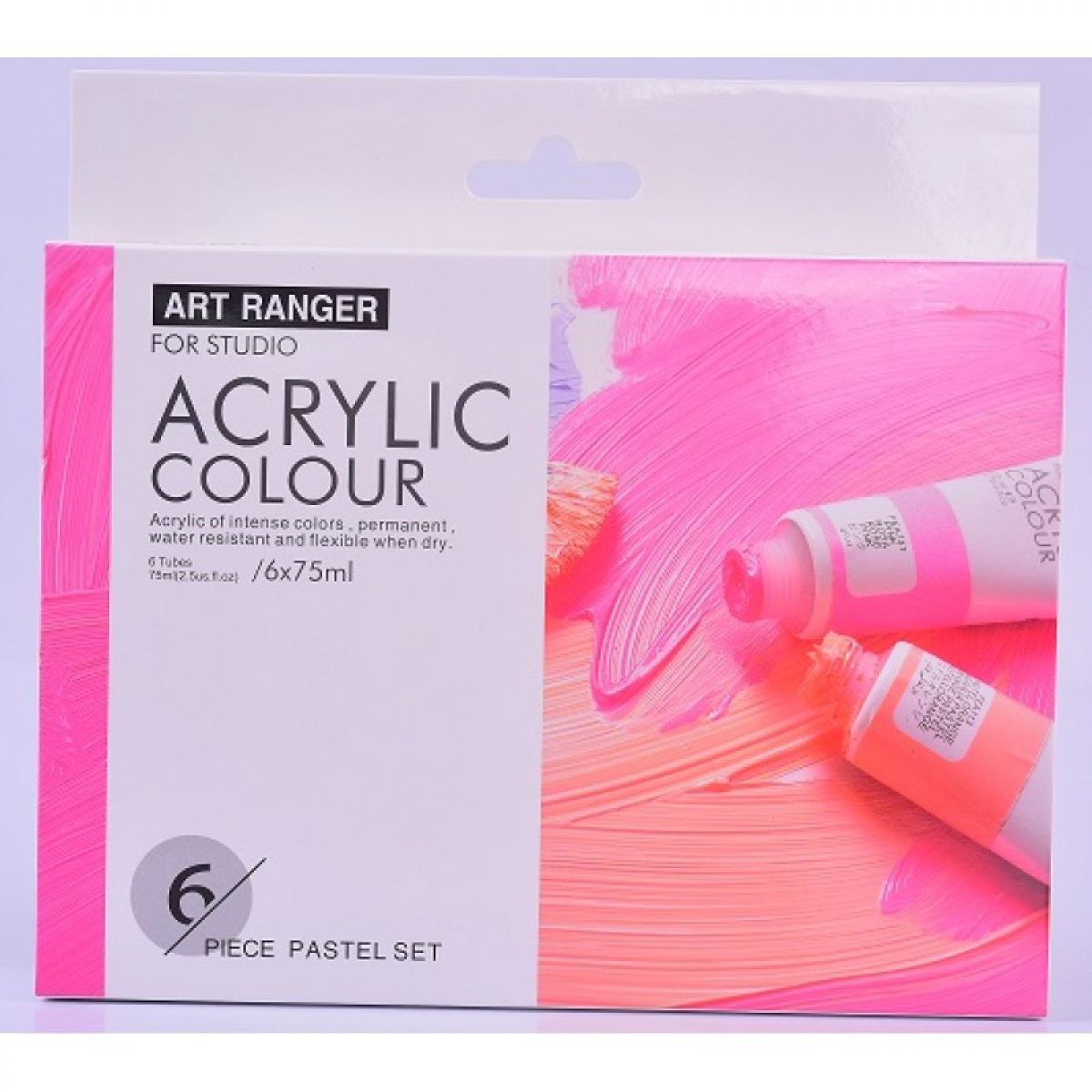 BOJA AKRILNA 6/1 SET PASTEL 6x75ml FEA0675-P ART RANGER