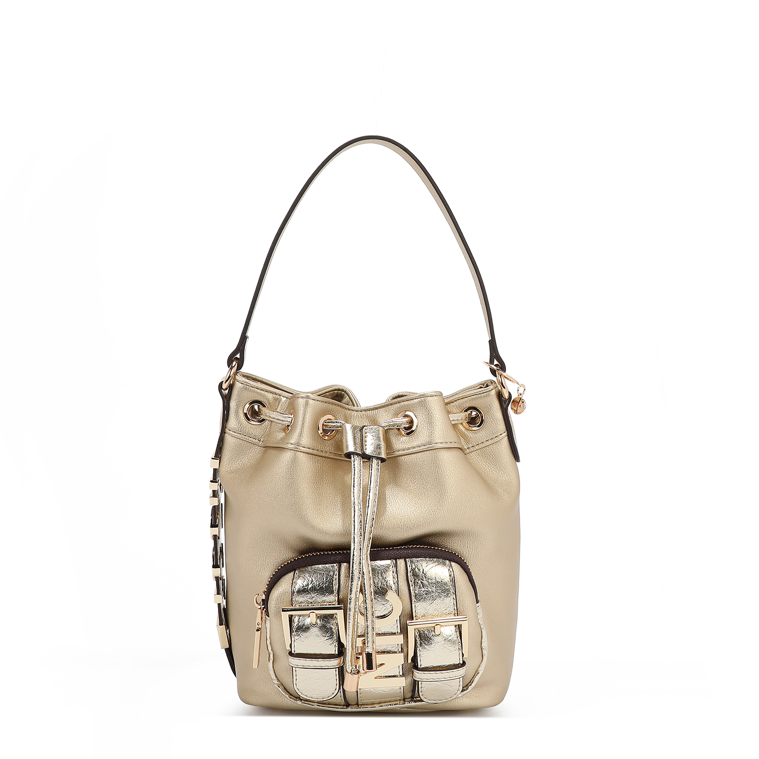 TORBA NICOLE LEE P17207 LOGO GOLD SS2025