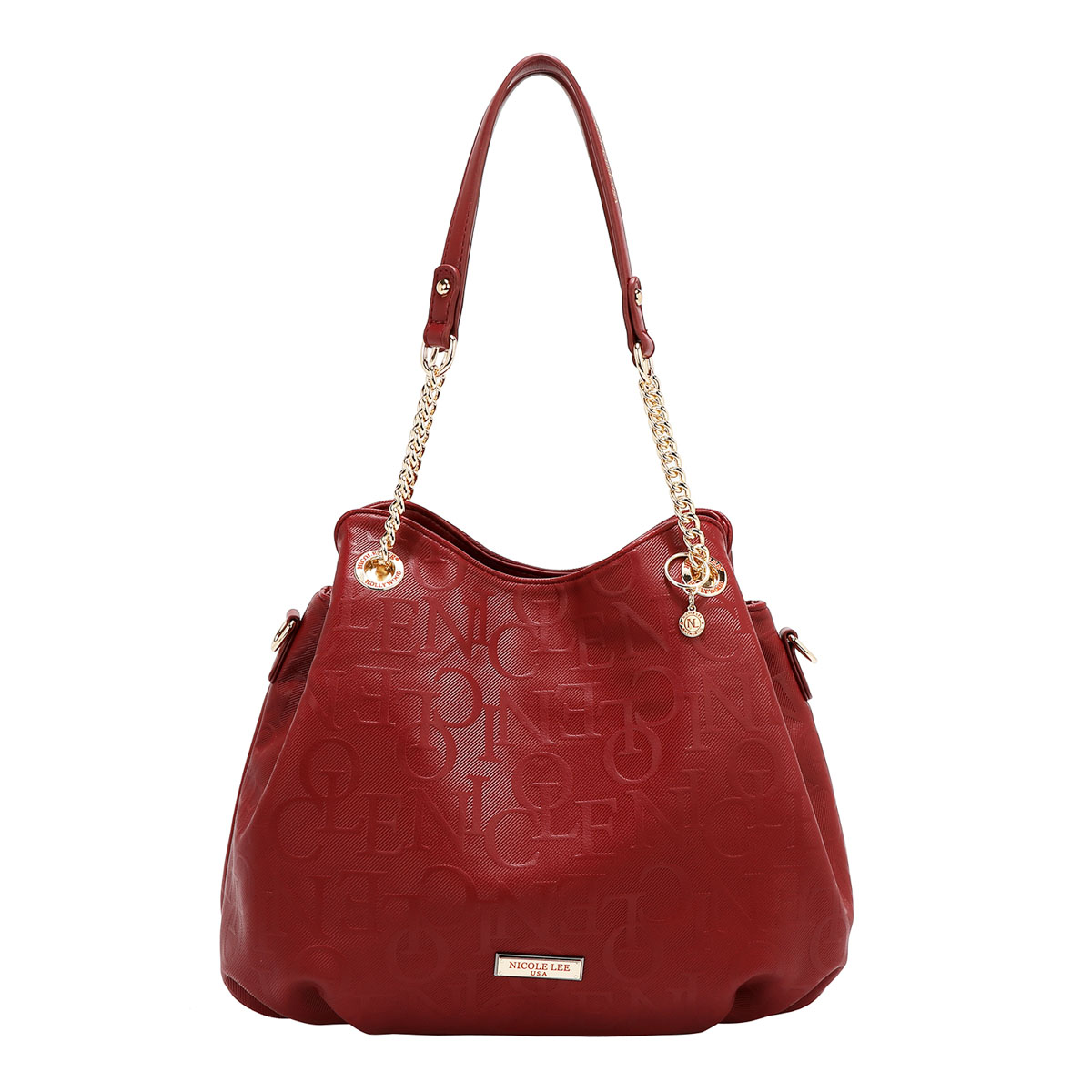 TORBA NICOLE LEE EMB17512 BURGUNDY