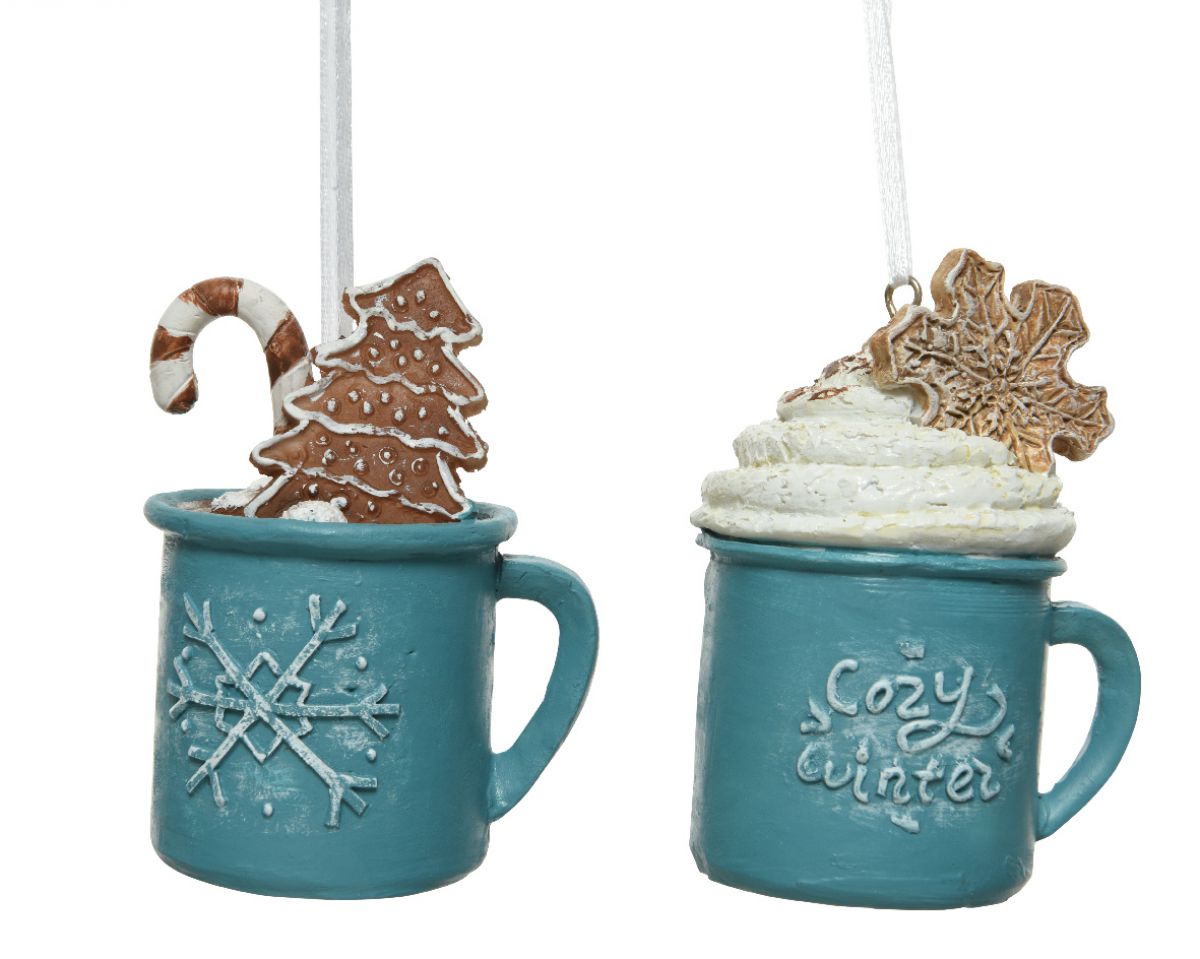 ŠOLJA NOVOGODIŠNJA SA JELKOM I PAHULJIOM PLAVA 514737