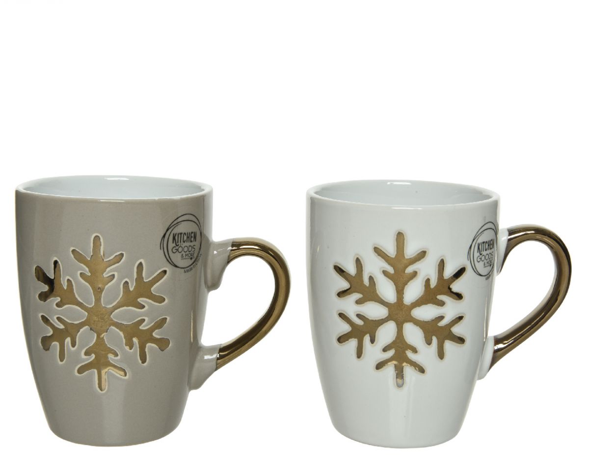 ŠOLJA NOVOGODIŠNJA SA PAHULJOM 11X8X10CM 607811