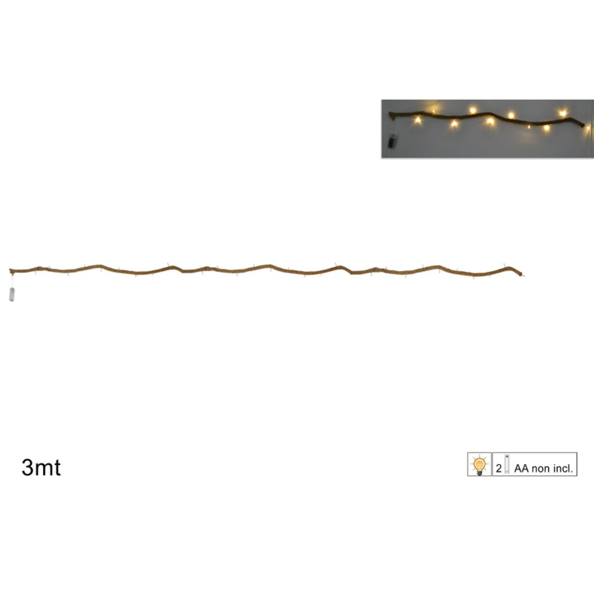 KANAP SA LAMPICAMA 3M/30 LED LAMPICA MN001549