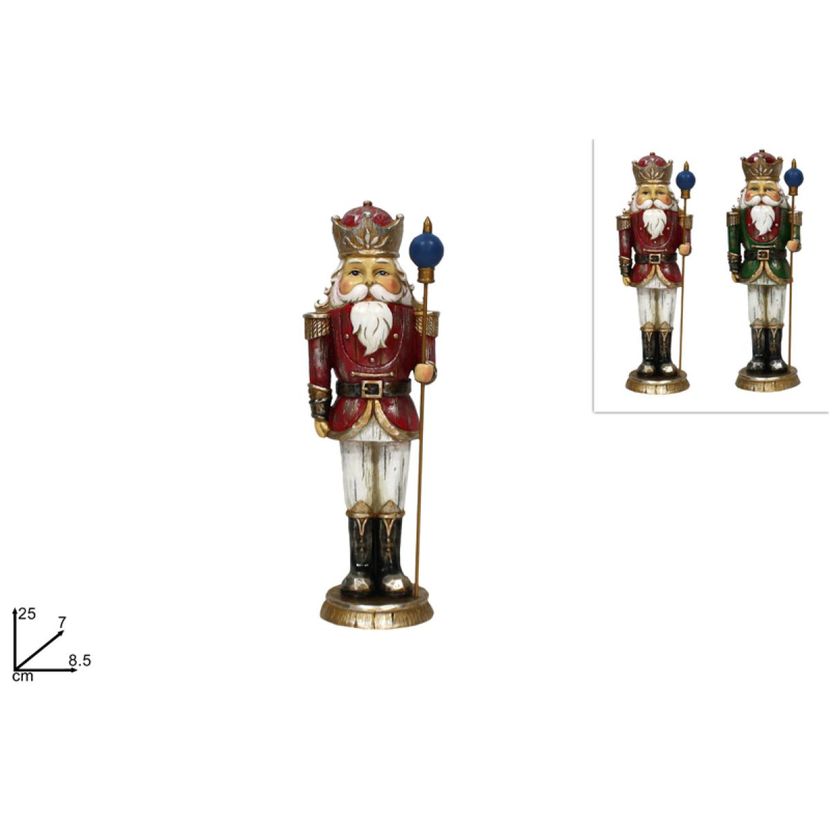 FIGURA UKRASNA VOJNIK 25CM CA013001