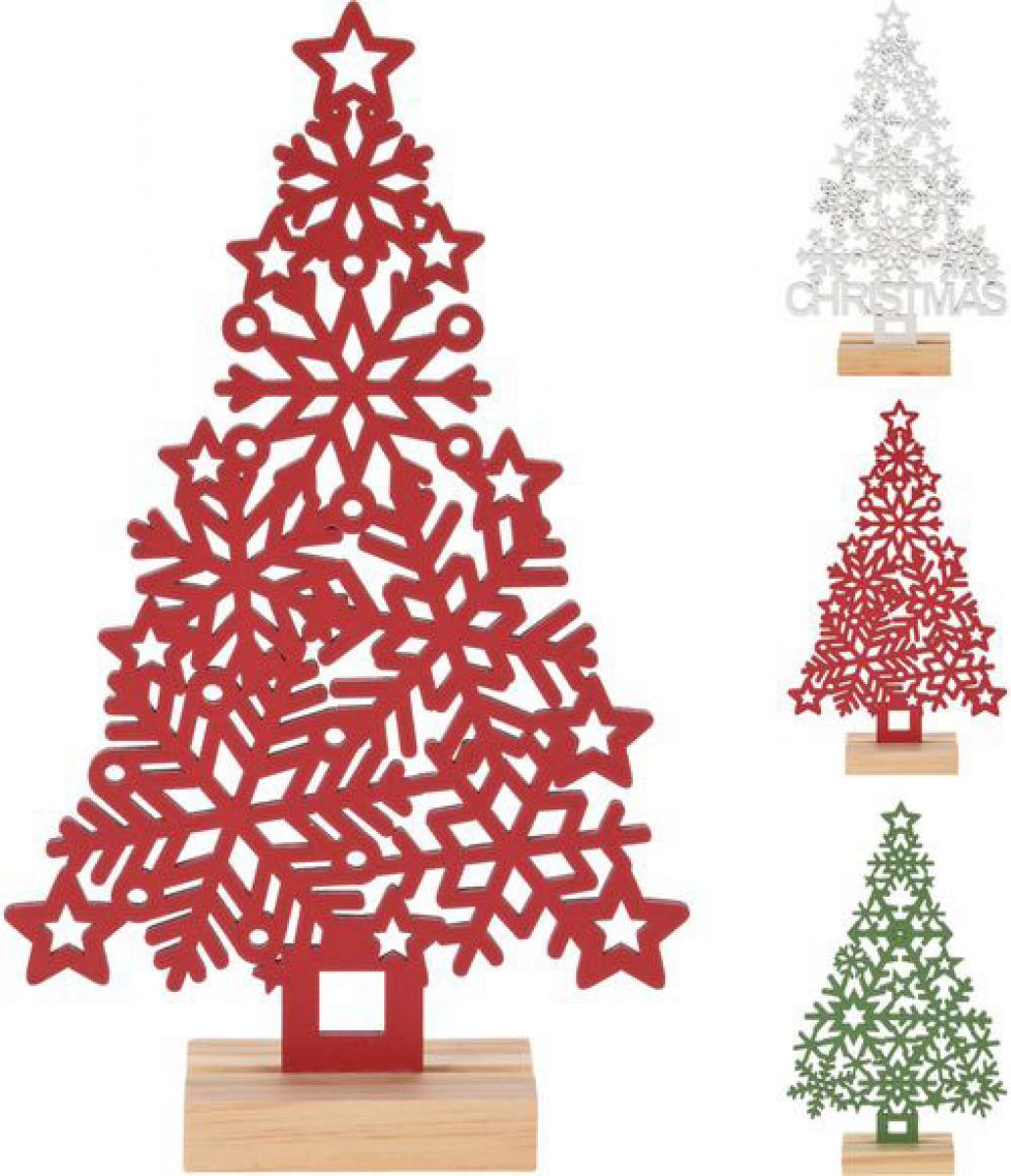 FIGURA NOVOGODIŠNJA JELKA 23CM NA POSTOLJU DH8065240