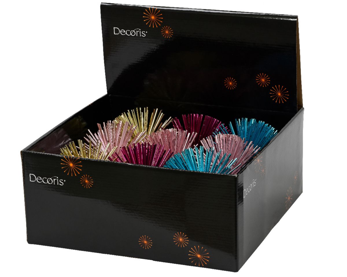 UKRAS NOVOGODIŠNJI ZA JELKU 8CM MIX 029476