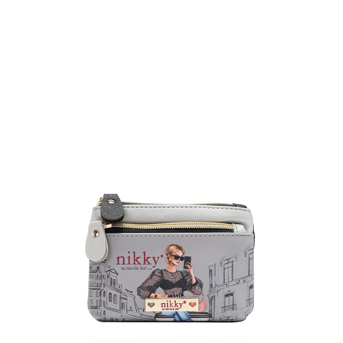 TORBICA NOVČANIK ZIPPER NIKKY NK22526 URBAN COFFEE DREAM SS2025