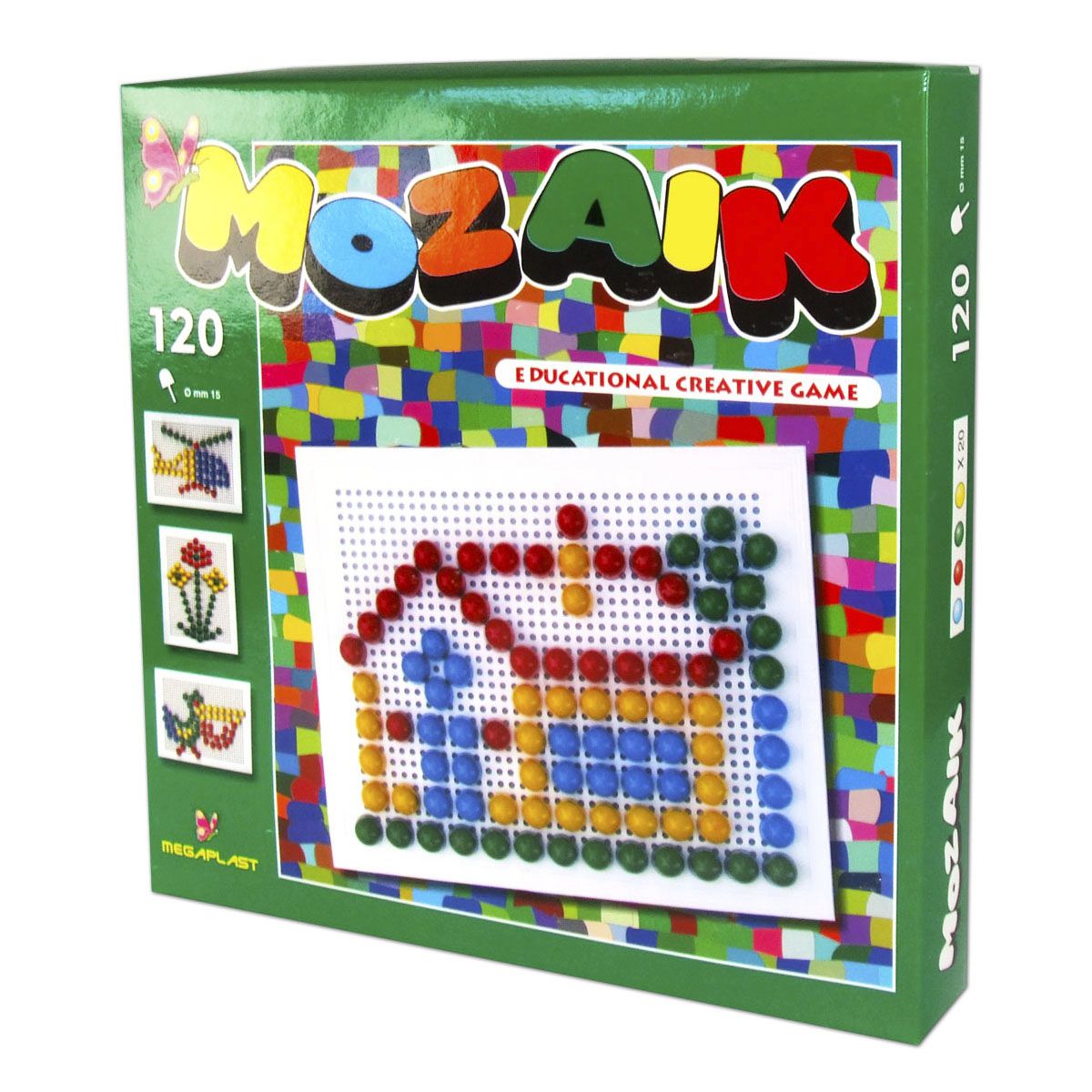 MOZAIK 120 KOMADA 15 DRUŠTVENA IGRA MEGA