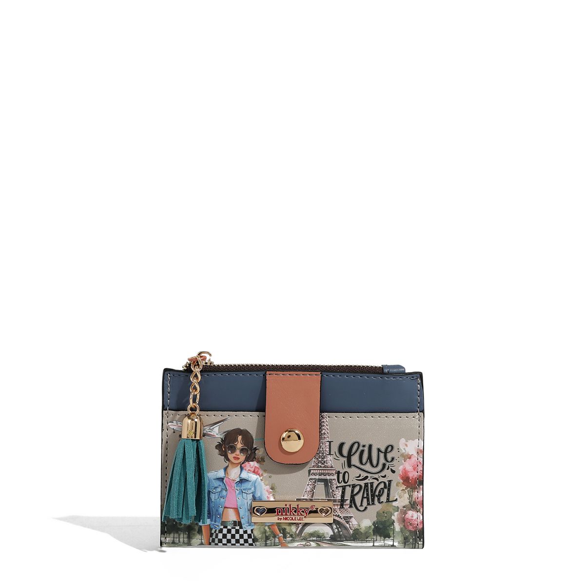 NOVČANIK NIKKY MALI NK22516 I LIVE TO TRAVEL SS2025