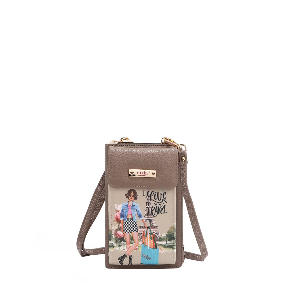 TORBICA NOVČANIK NIKKY NK24002 I LIVE TO TRAVEL SS2025