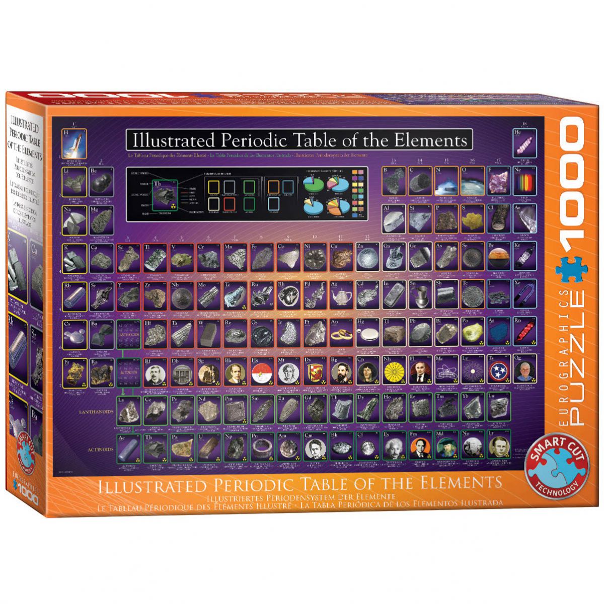 PUZZLE 1000 DELOVA 6000-0258 ILLUSTRATED PERIODIC TABELE