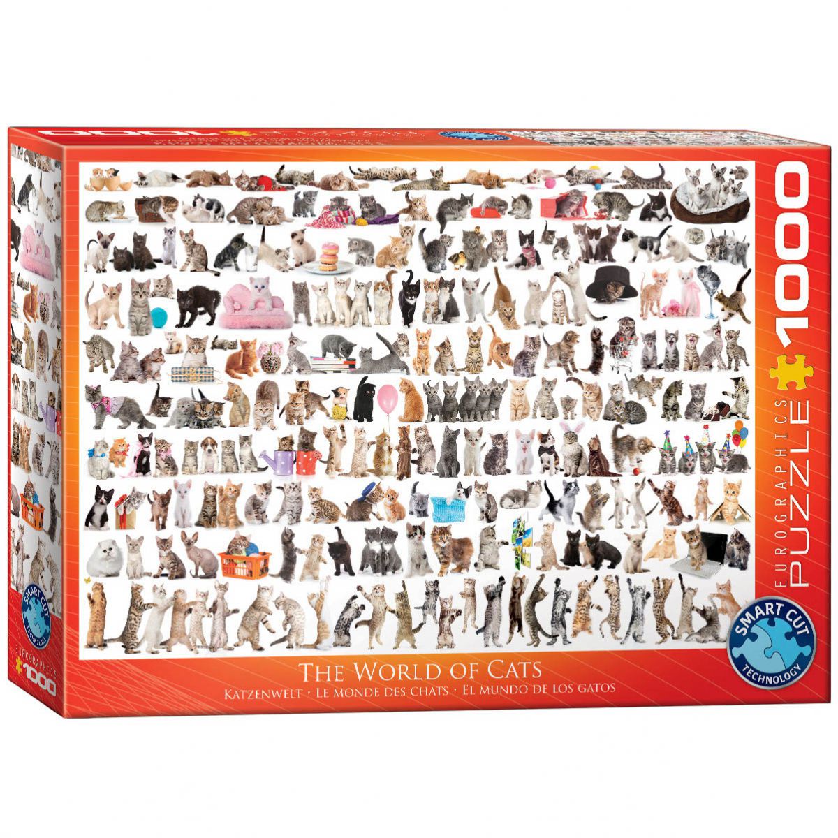 PUZZLE 1000 DELOVA 6000-0580 THE WORLD OF CATS