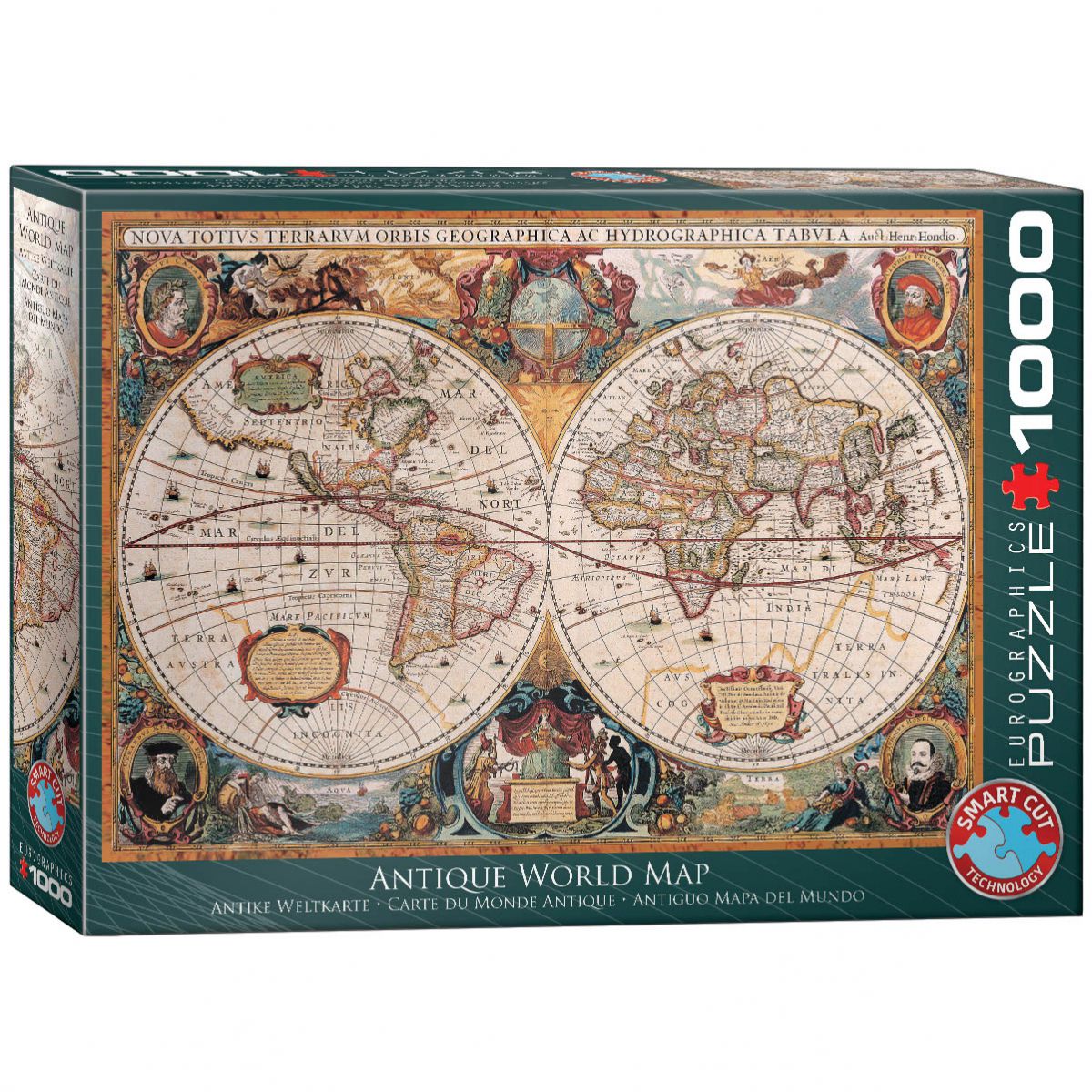PUZZLE 1000 DELOVA 6000-1997 ORBIS GEOGRAPHICA WORLD MAP