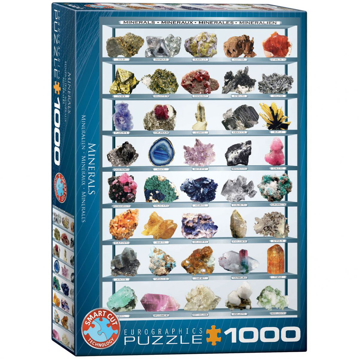 PUZZLE 1000 DELOVA 6000-2008 MINERALS