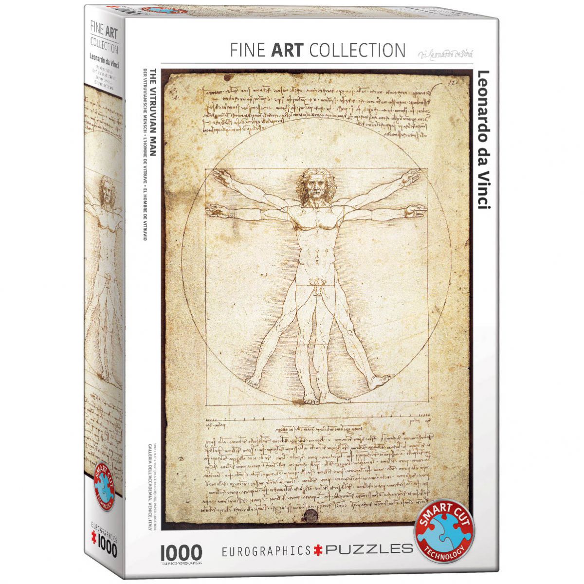 PUZZLE 1000 DELOVA 6000-5098 THE VITRUVIAN MAN