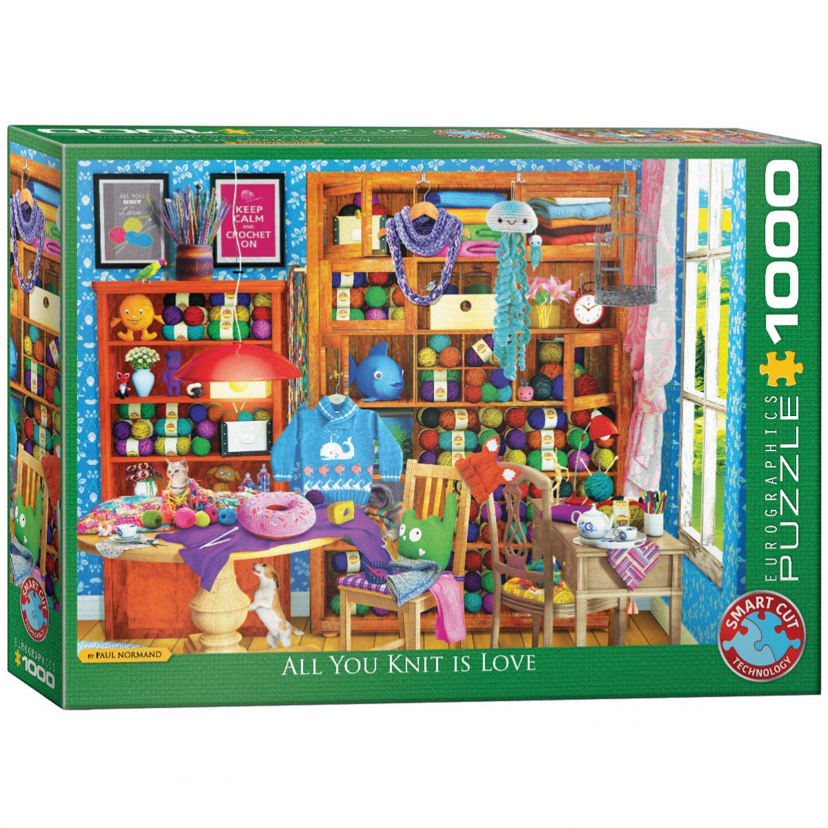 PUZZLE 1000 DELOVA 6000-5405 ALL YOU KNIT IS LOVE BY PAUL N