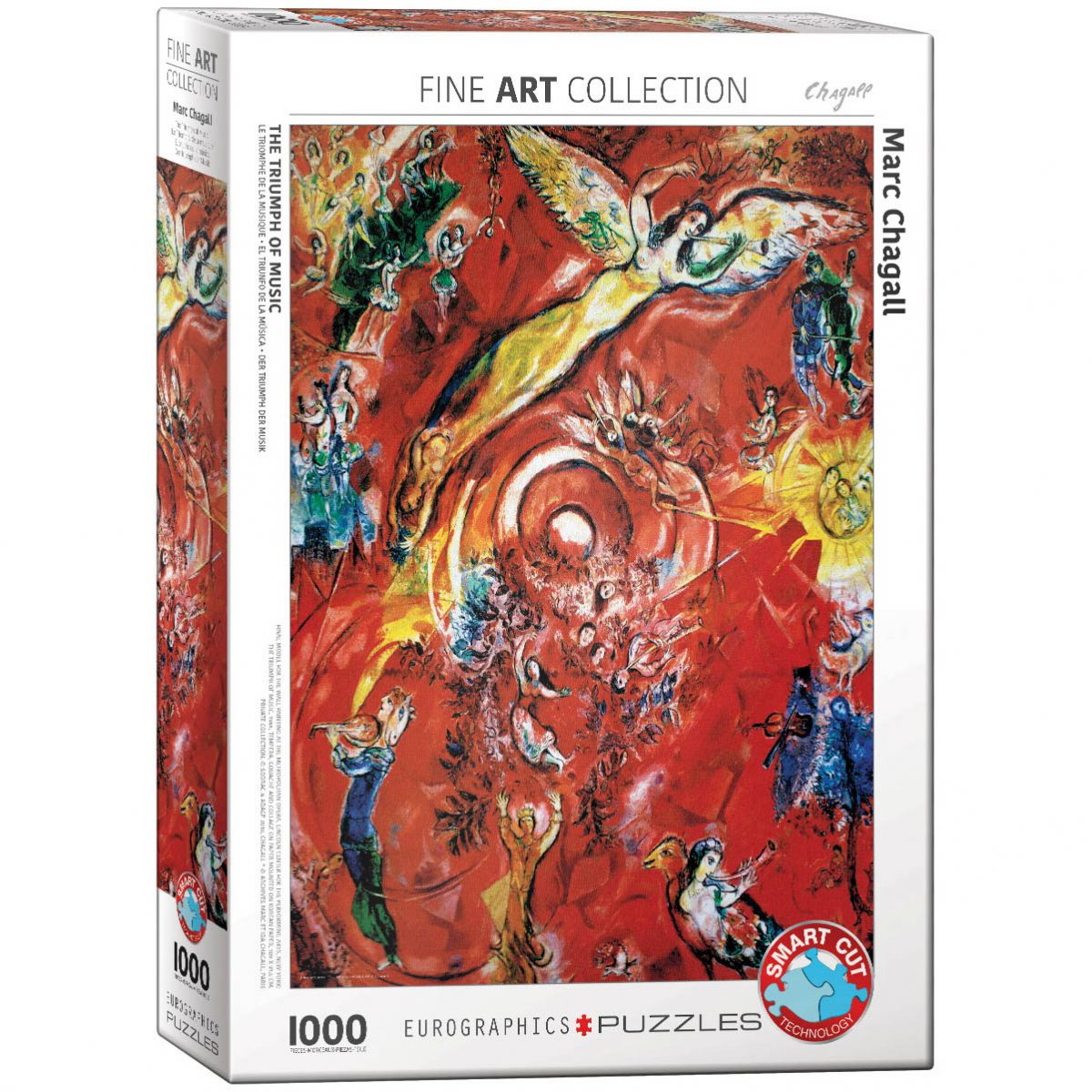 PUZZLE 1000 DELOVA 6000-5418 TRIUMPH OF MUSIC BY CHAGALL