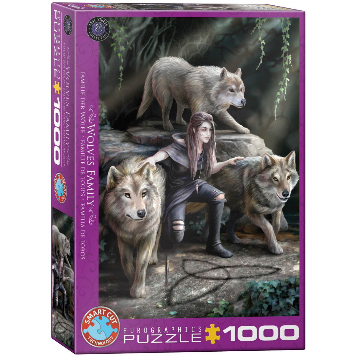 PUZZLE 1000 DELOVA 6000-5476 WOLVES FAMILY