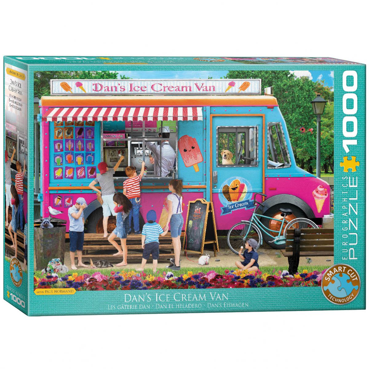 PUZZLE 1000 DELOVA 6000-5519 DANS ICE CREAM VAN P NORMAND