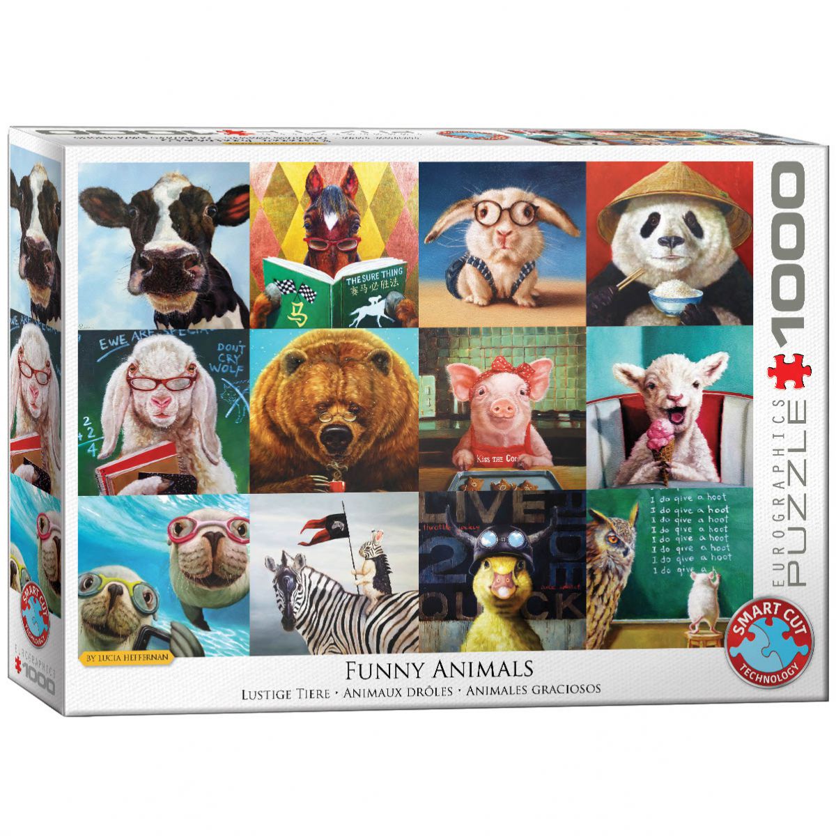 PUZZLE 1000 DELOVA 6000-5524 FUNNY ANIMALS BY L.