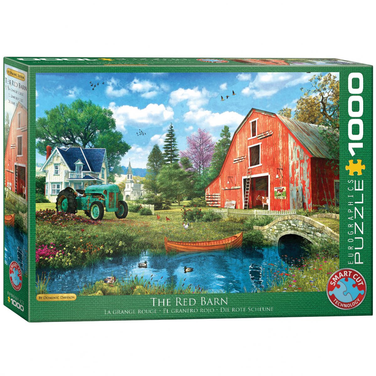 PUZZLE 1000 DELOVA 6000-5526 THE RED BARN BY DOMINIC DAVISON