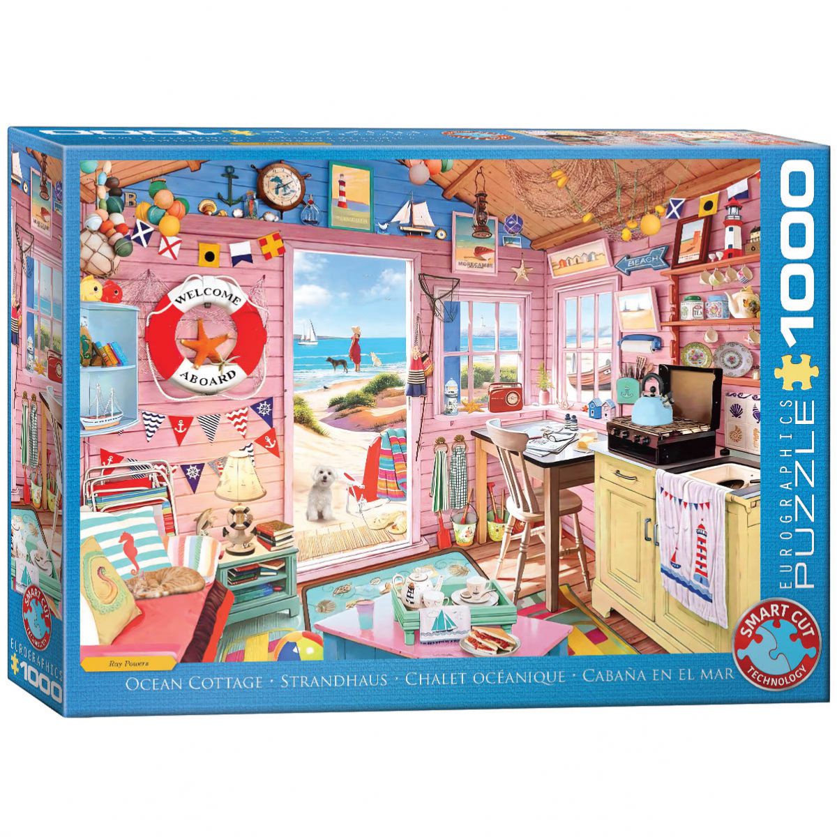 PUZZLE 1000 DELOVA 6000-5908 OCEAN COTTAGE BY RAY POWERS
