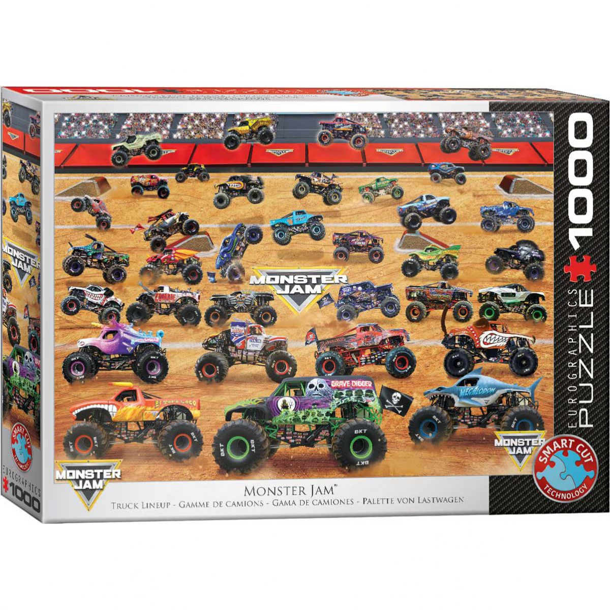 PUZZLE 1000 DELOVA 6000-5944 MONSTER JAM TRUCK LINEUP