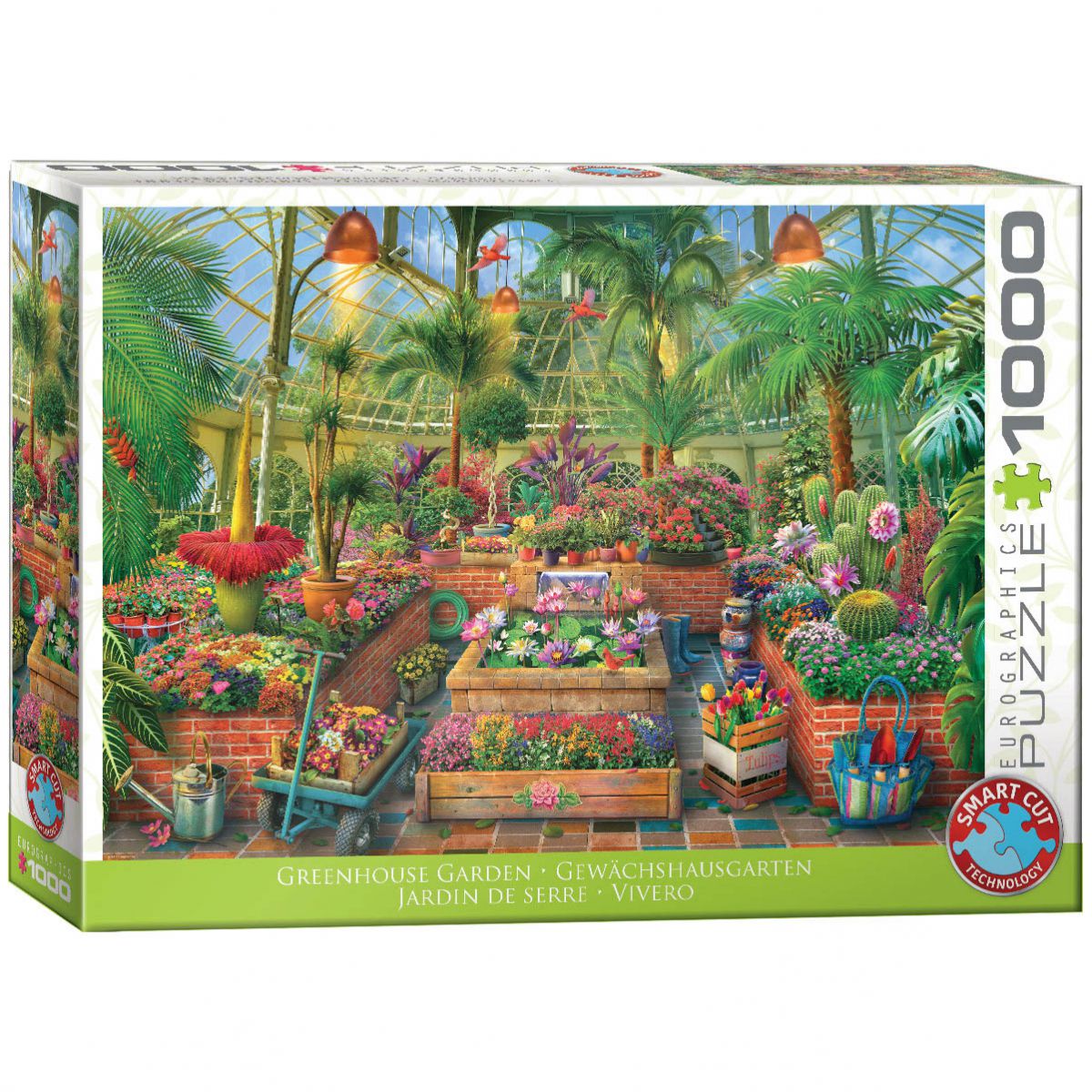 PUZZLE 1000 DELOVA 6000-6014 GREENHOUSE GARDEN