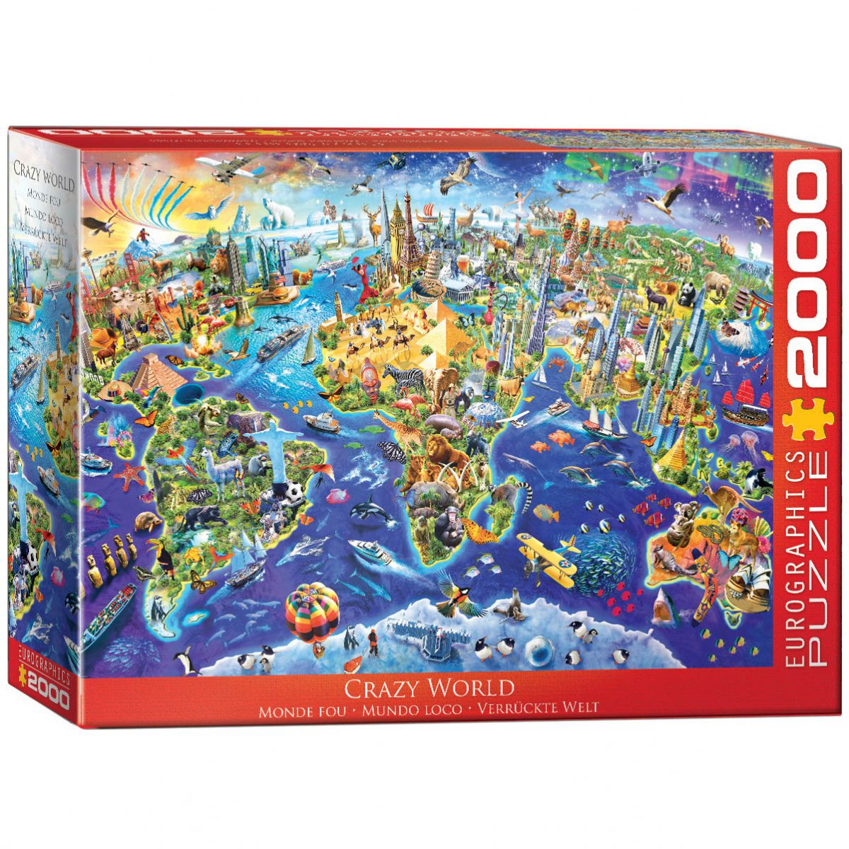 PUZZLE 2000 DELOVA 8220-5343 CRAZY WORLD