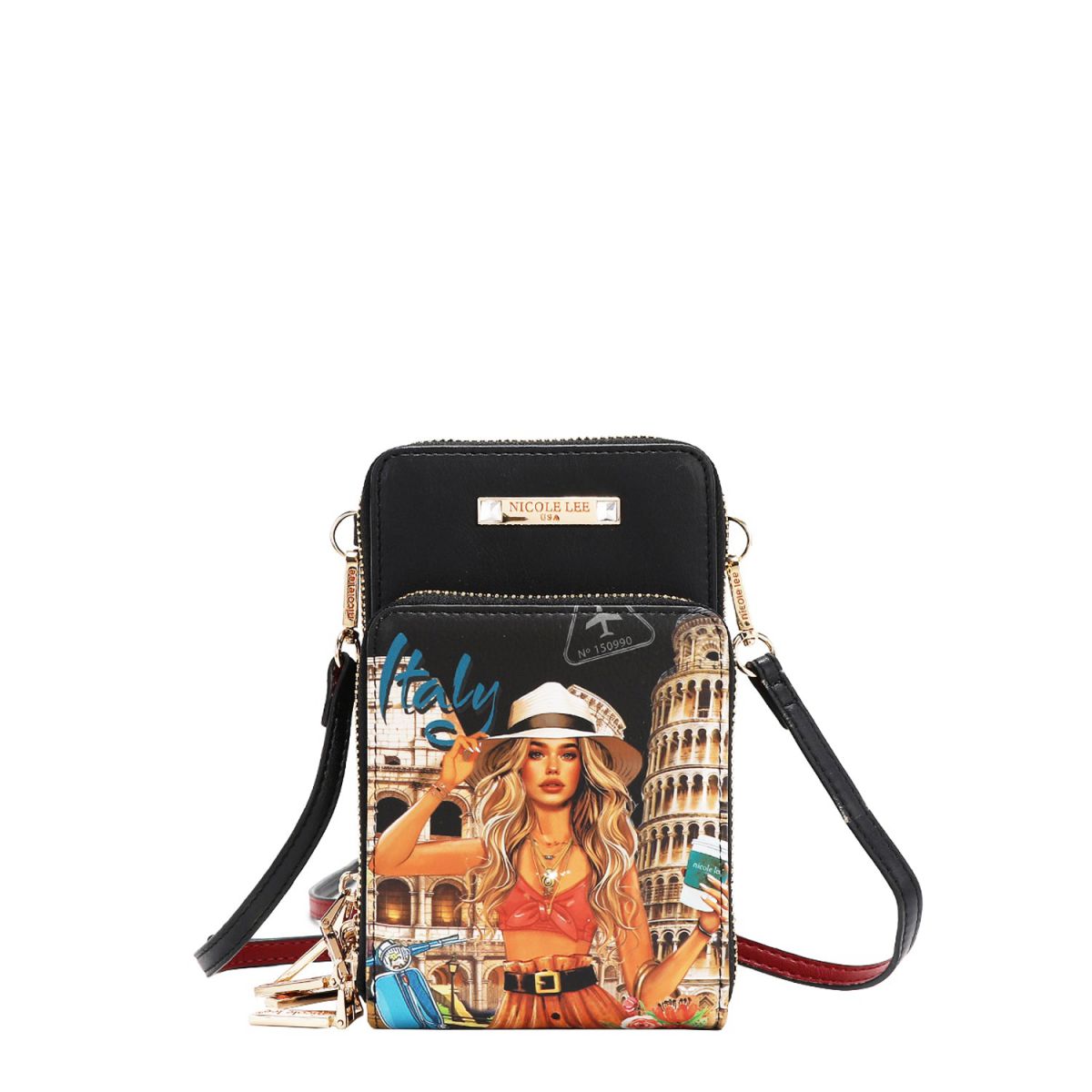 TORBICA ZA MOBILNI NICOLE LEE PRT7111 MARTHA TRAVELS ITALY SS2025