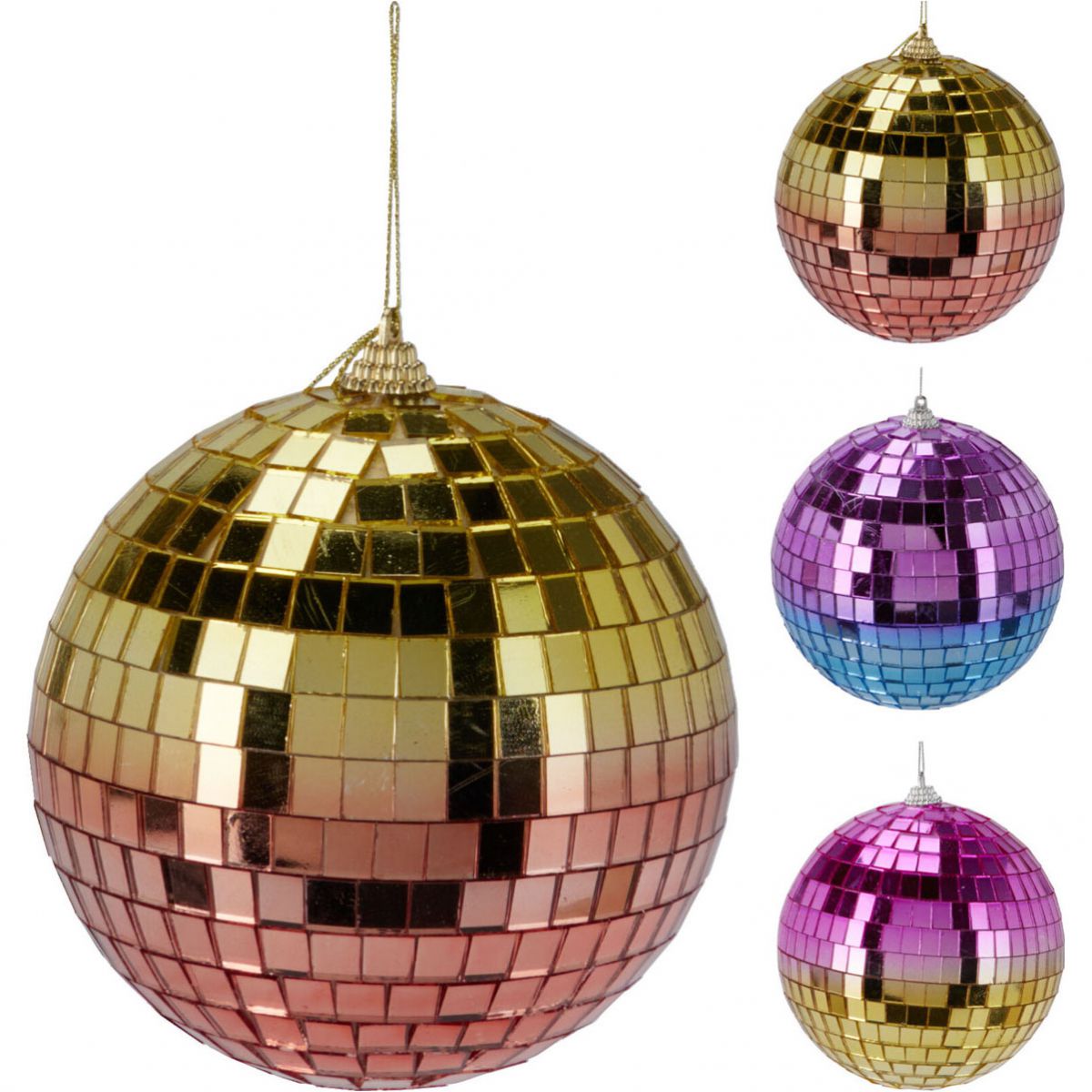 KUGLA OGLEDALO 150mm 3 BOJE AWT200680XMAS