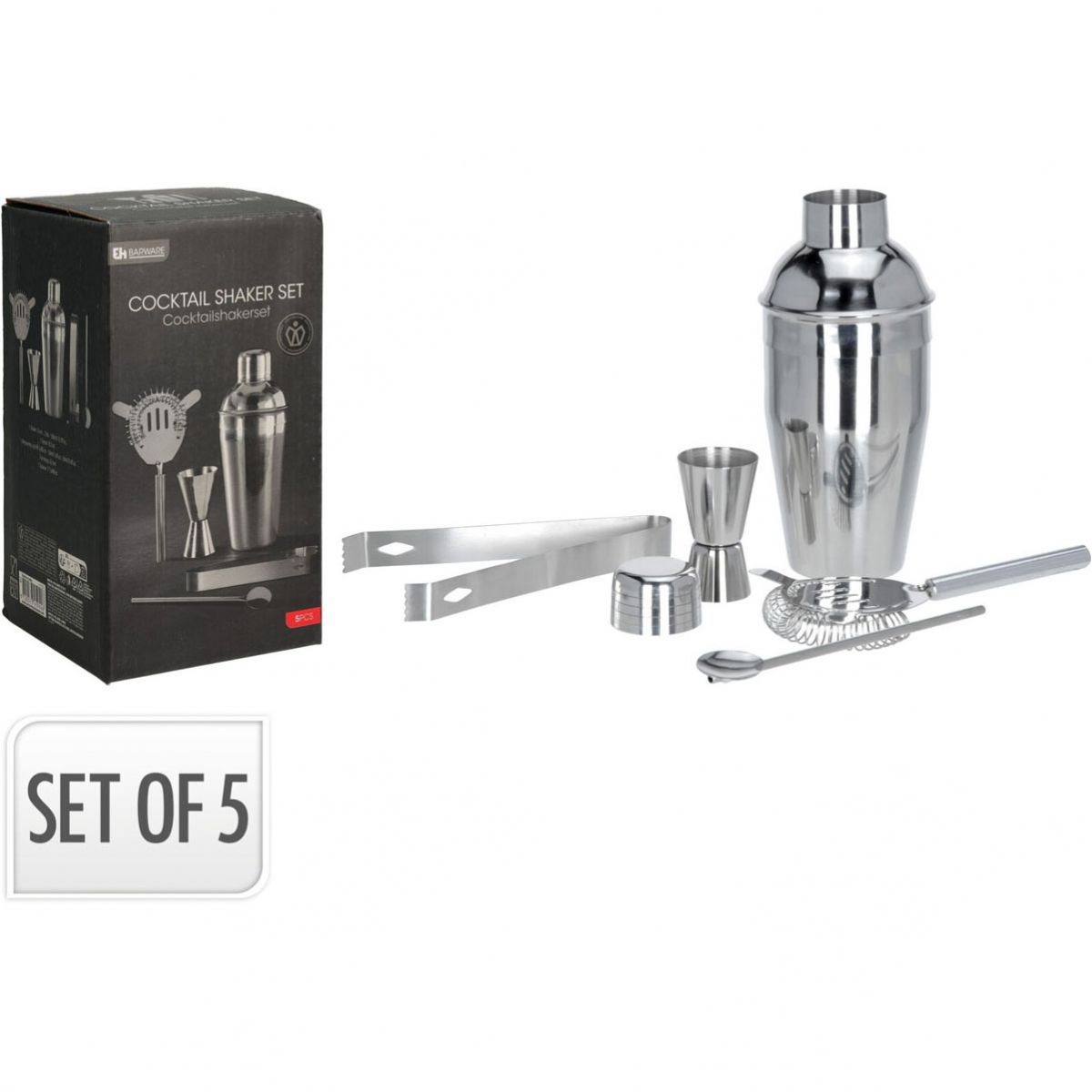 SET ZA KOKTEL ŠEJKER 5/1 A12441260