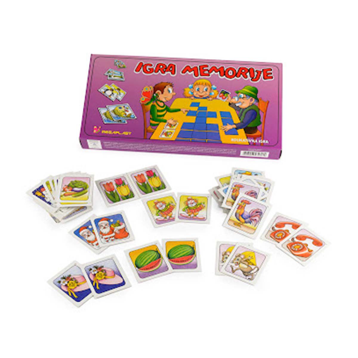 IGRA PAMĆENJA DRUŠTVENA IGRA MEGAPLAST