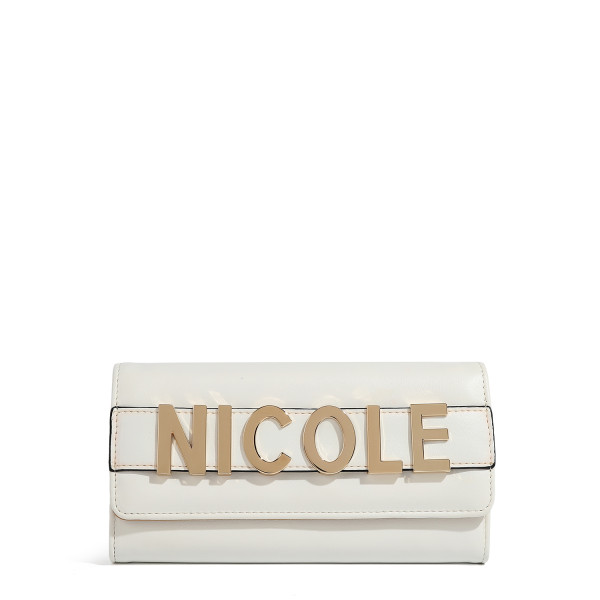 NOVČANIK KOPČA NICOLE LEE P7812 WHITE SS2025