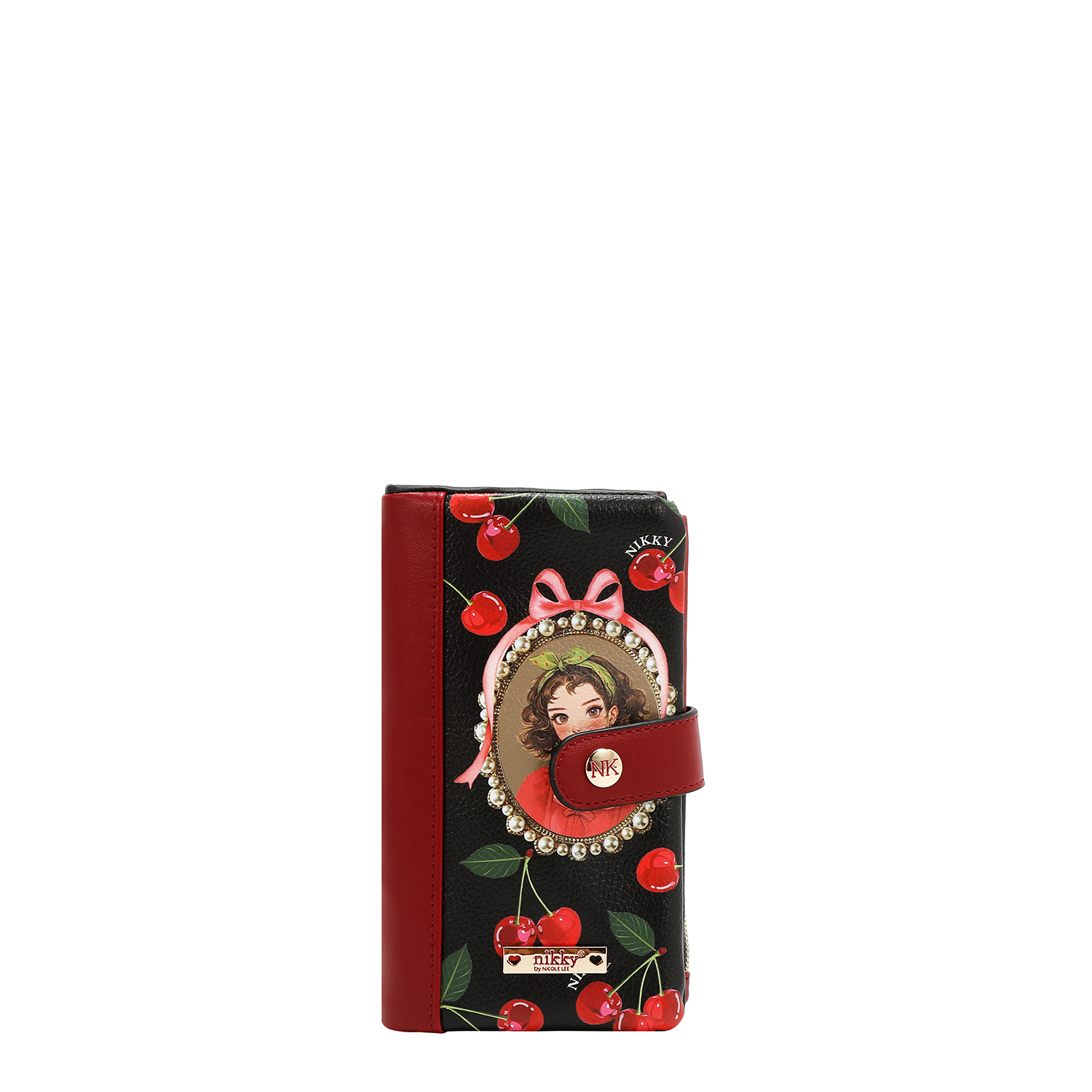 NOVČANIK NIKKY NK22520 CHERRY LIPS-BLACK