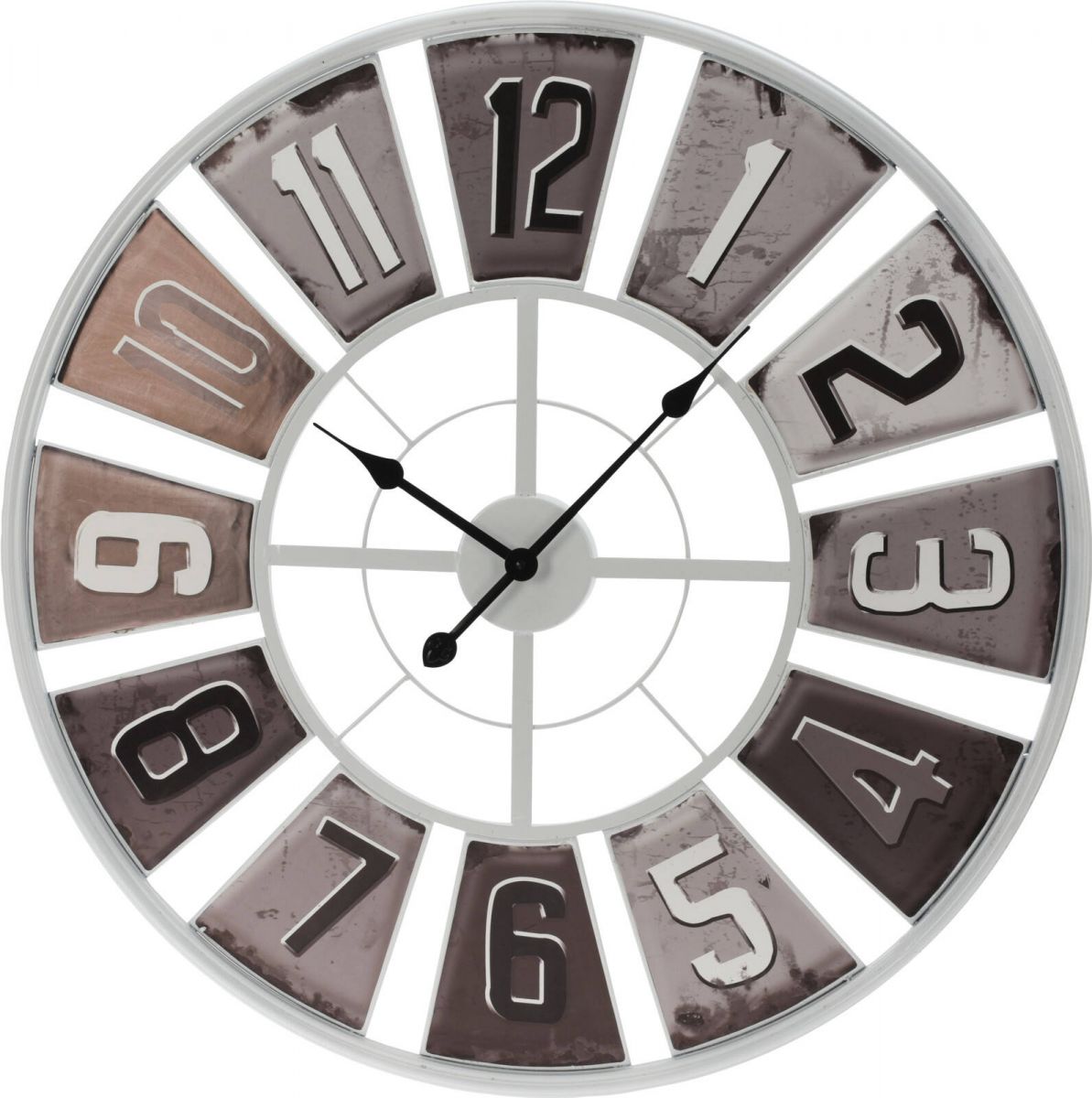 SAT ZIDNI METALNI 80CM BELI Y36200490