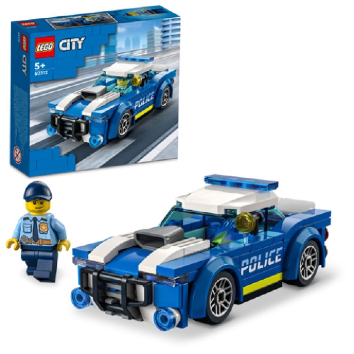 KOCKE LEGO CITY POLICE CAR LE60312