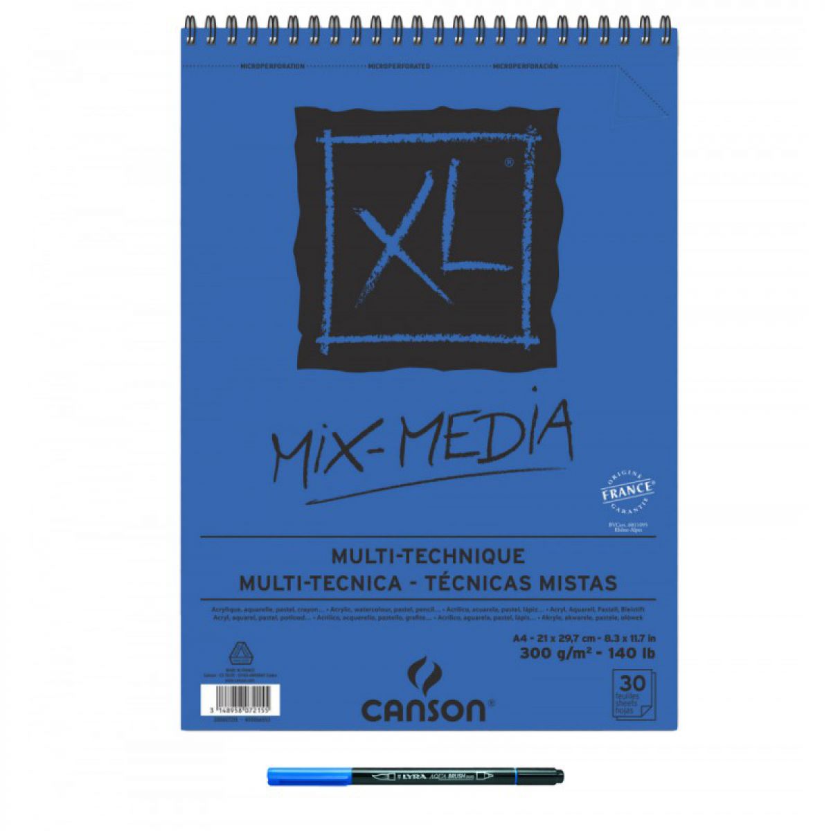 BLOK 21X29.7cm 300g 30 LISTA MIX MEDIA CANSON 400110540