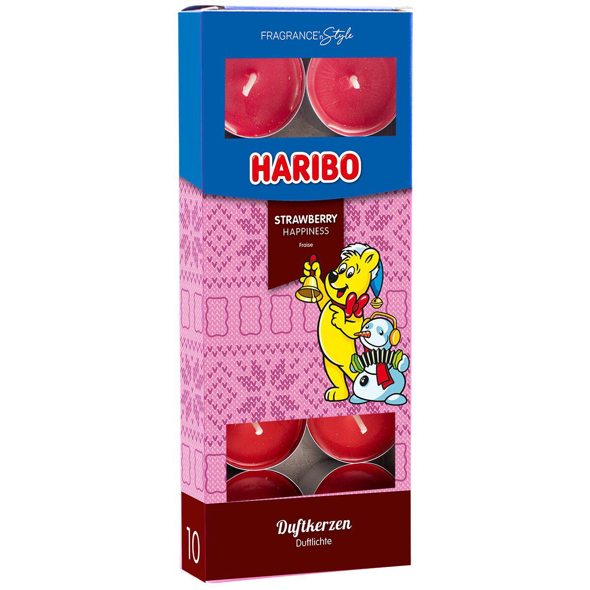 SVEĆA ČAJNA HERIBO WINTERDESIGN STRAWBERRY HAPPINESS 10/1 A1848