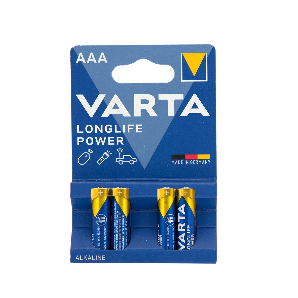 BATERIJE VARTA ALKALNA 4/1 LR3 1.5V LONGLIFE POWER