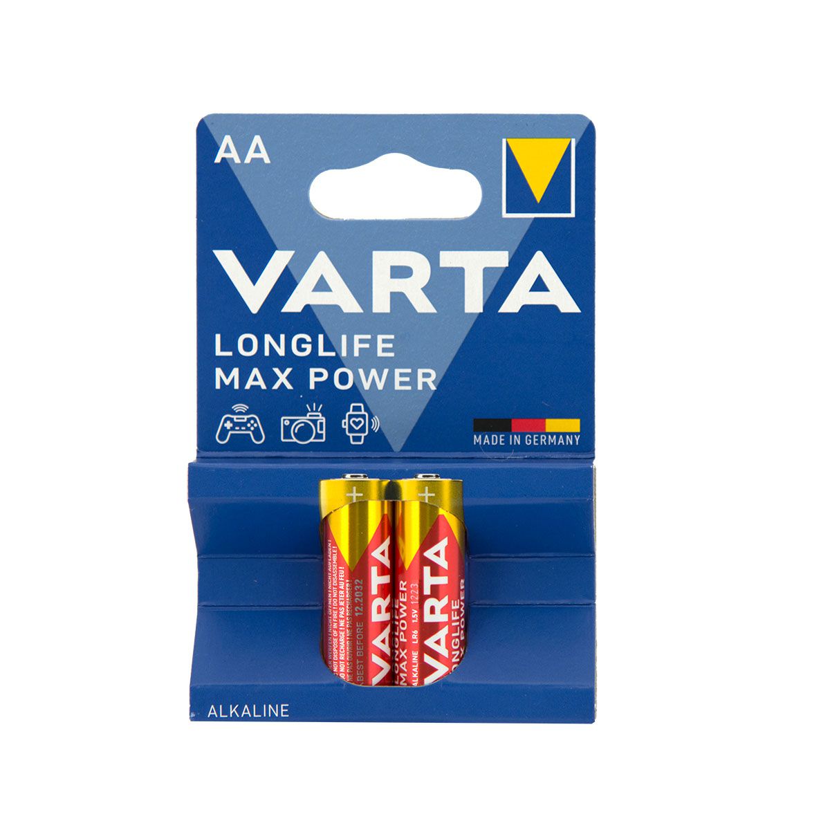 BATERIJE VARTA ALKALNA 2/1 LR06 1.5V LONGLIFE MAX POW