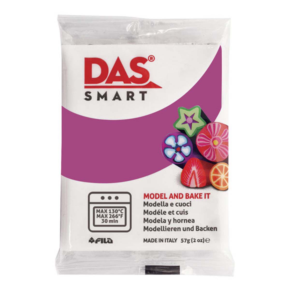 PLASTELIN MODELIRNA MASA ROZA GERANIUM 57g DAS 321011