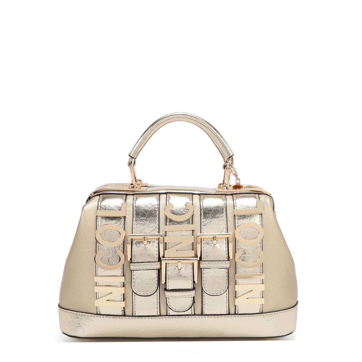 TORBA NICOLE LEE P17208 LOGO GOLD SS2025