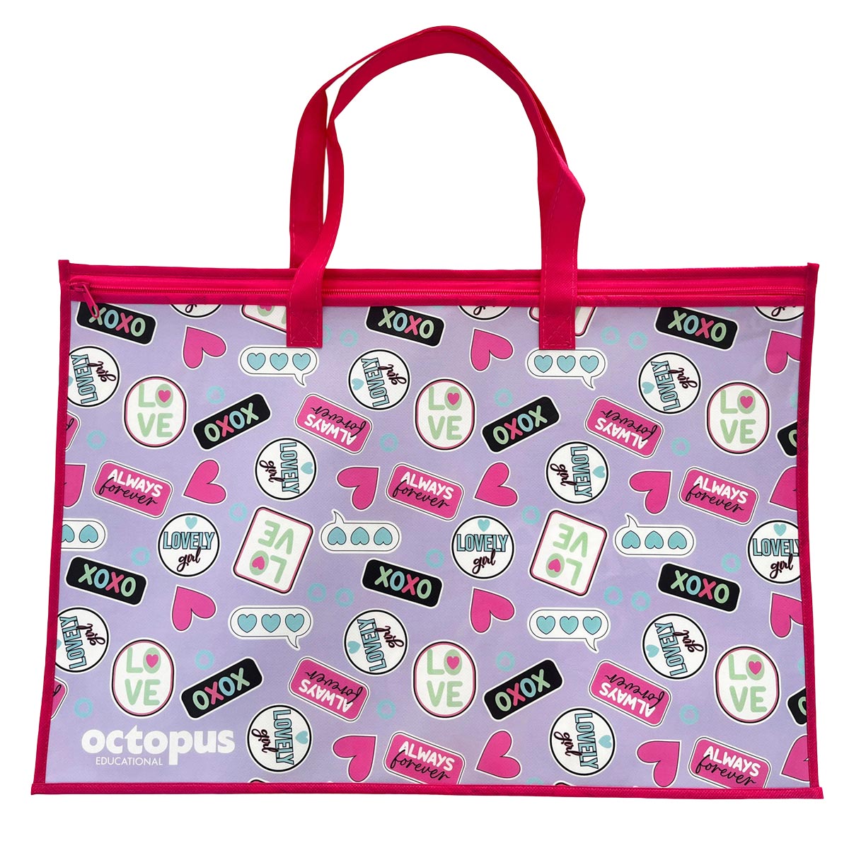 TORBA ZA BLOK BR.5 PLATNENA OCTOPUS LOVE LOVE LOVE UNL-2564