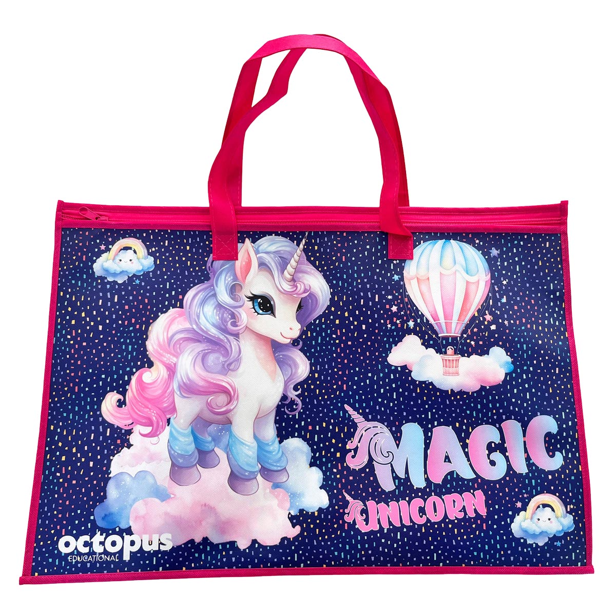 TORBA ZA BLOK BR.5 PLATNENA OCTOPUS MAGIC UNICORN UNL-2566