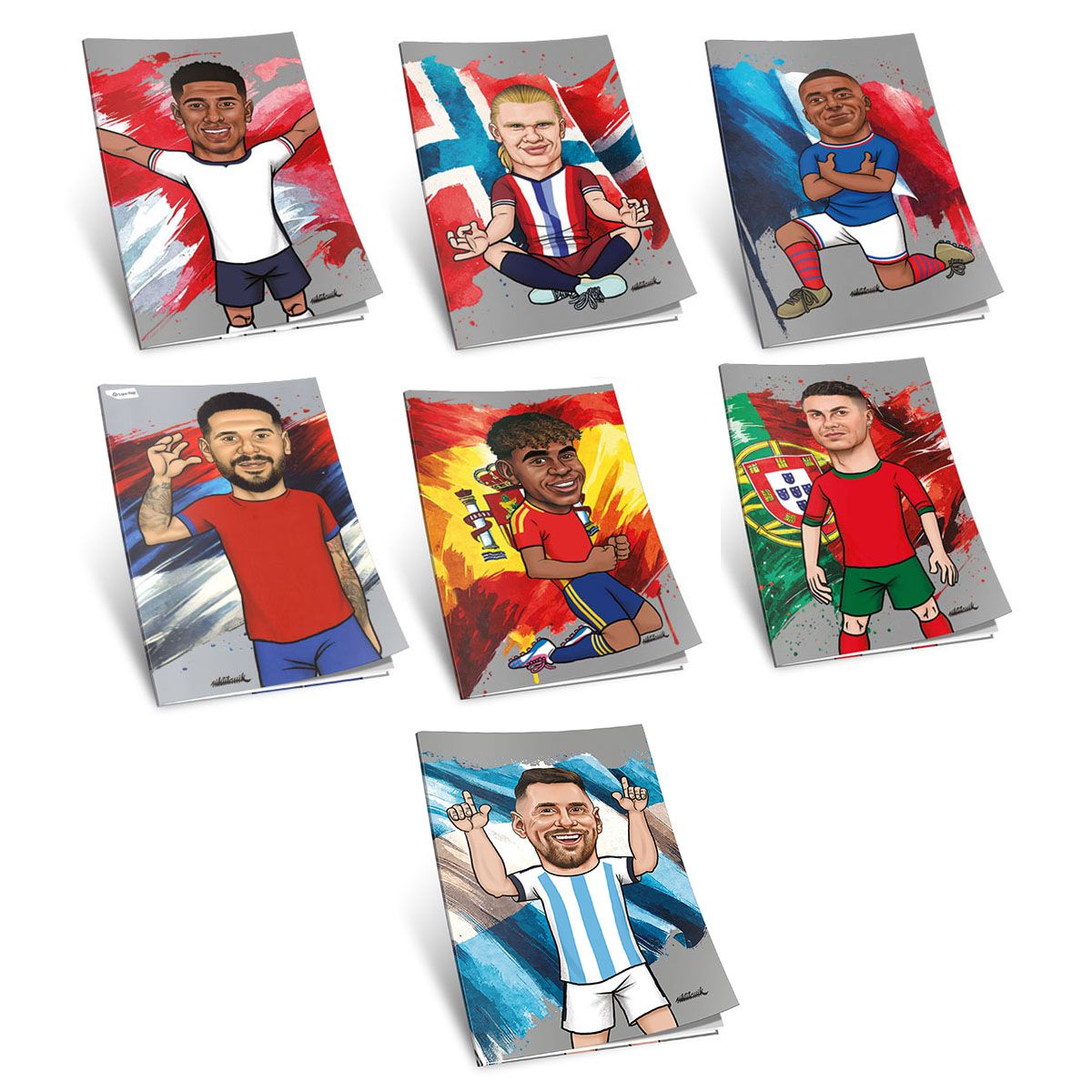 SVESKA A4 DIKTO 40L 80g FOOTBALL ICONS