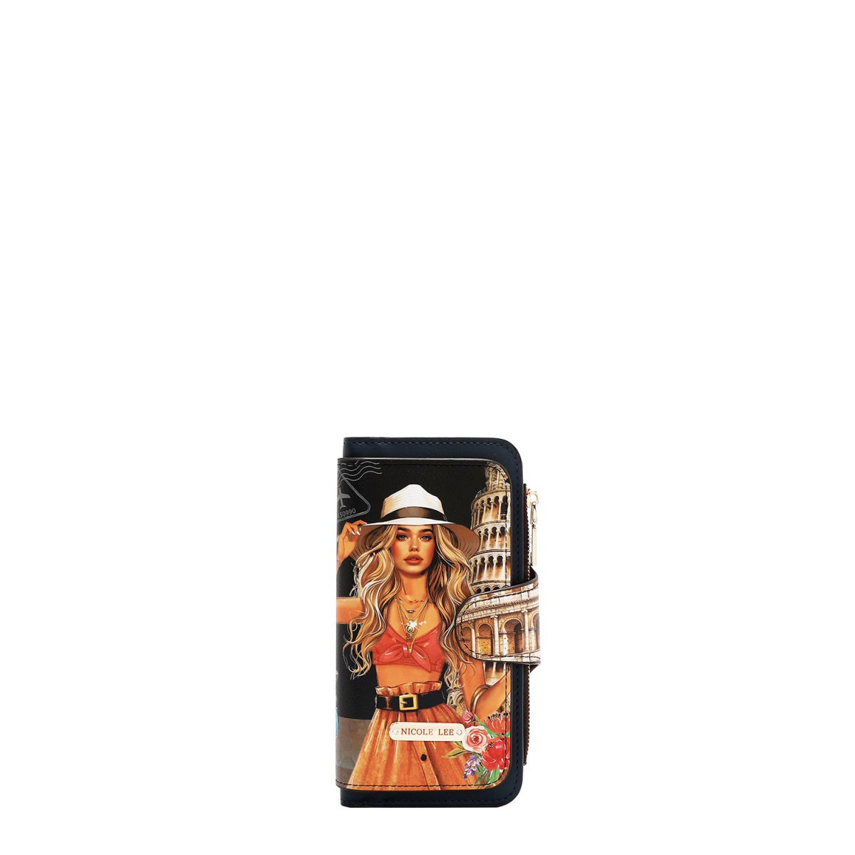 NOVČANIK KOPČA NICOLE LEE PRT7703 MARTHA TRAVELS ITALY  SS2025