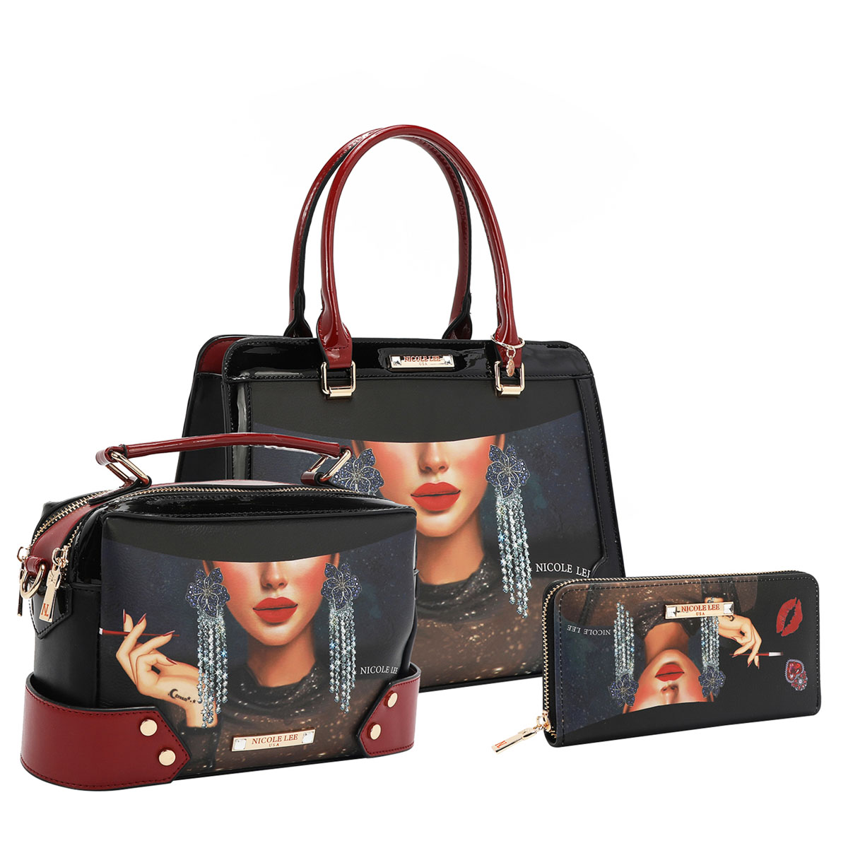 SET 3PCS NICOLE LEE SET17299 SAMANTHA LA BELLEZA