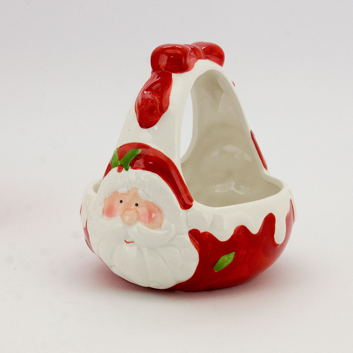 FIGURA NOVOGODIŠNJA KERAMIČKA KORPICA DEDA MRAZ B3023