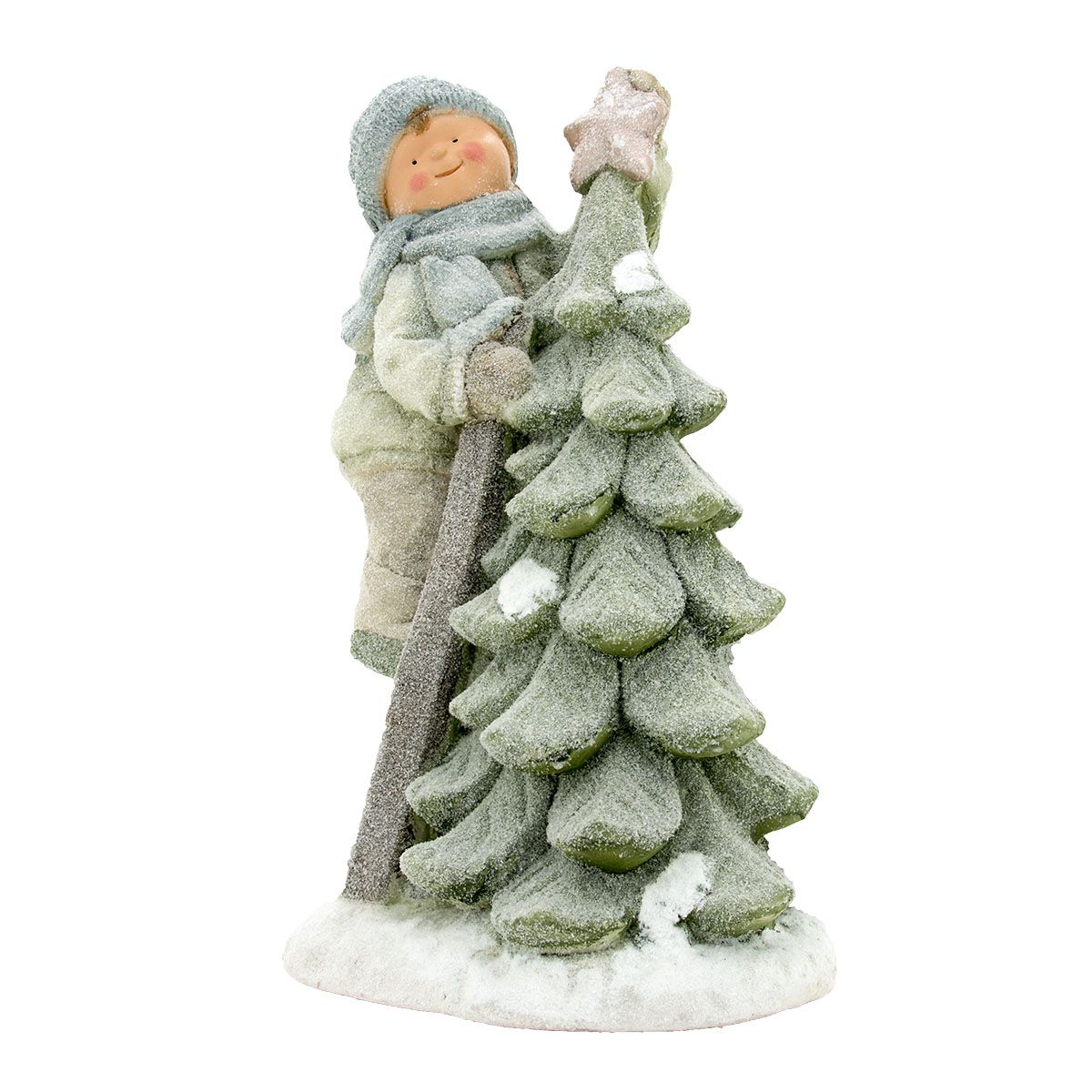 DEKORATIVNA FIGURA DECA SA JELKOM 530615