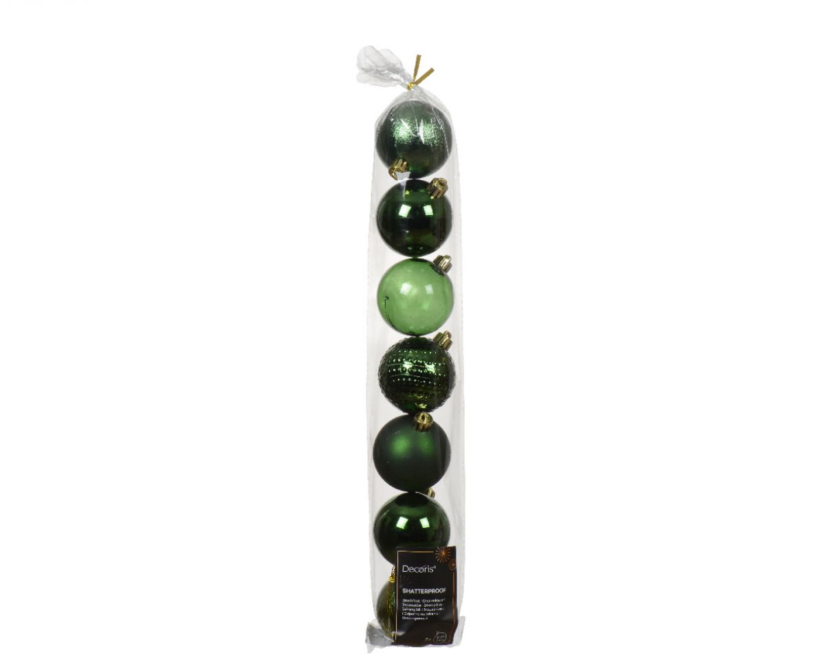 KUGLA NOVOGODIŠNJA 7/1 6CM GREEN 021478